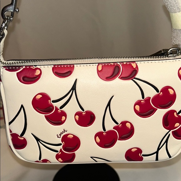 COACH Nolita 19 Cherry Print Shoulder Bag NWT - Picture 8 of 10